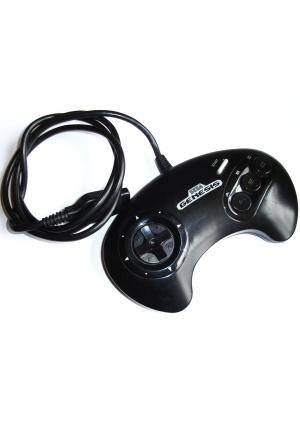 Manette 3 Boutons Pour Sega Genesis Officielle Sega - Noire